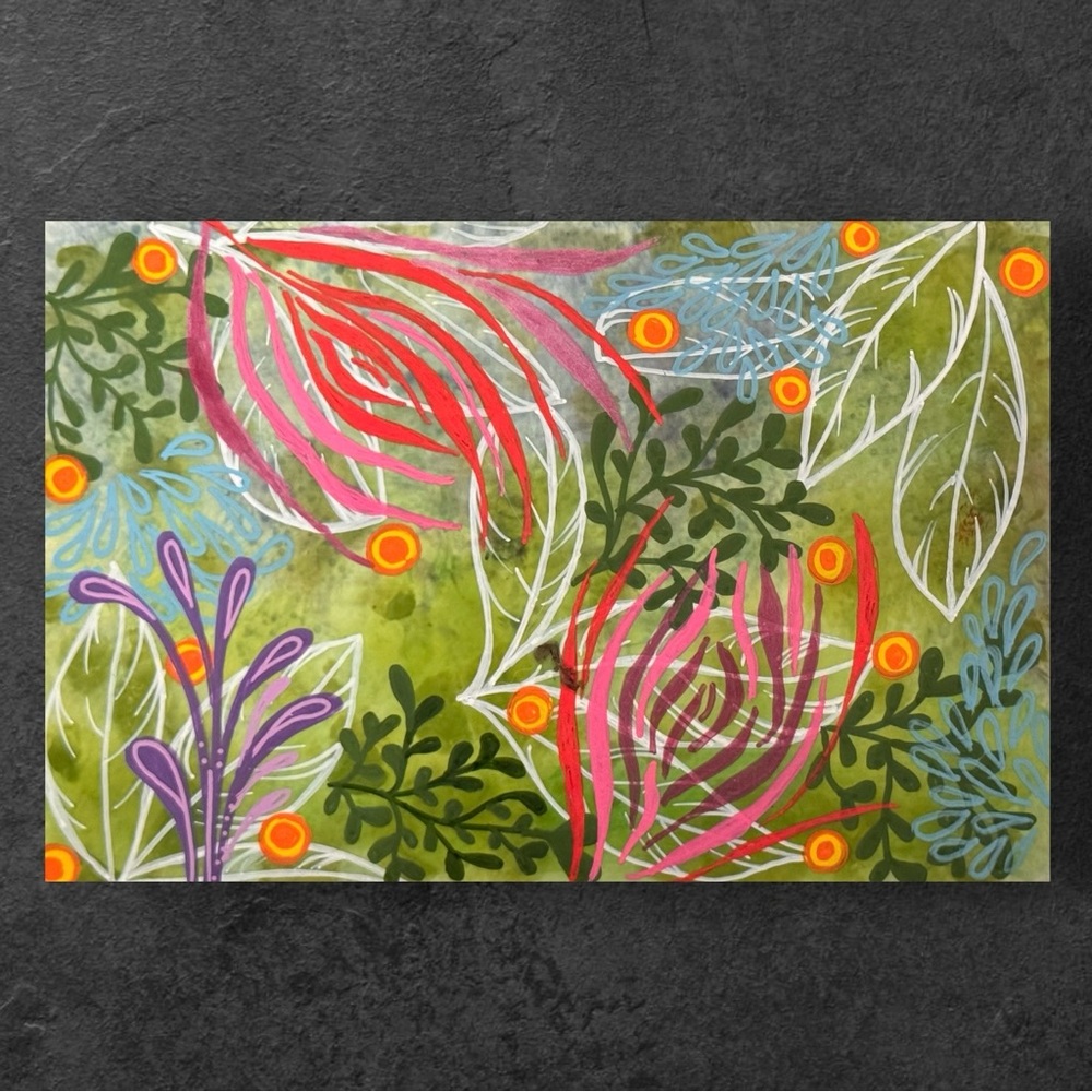 Original Acrylic on Paper Art